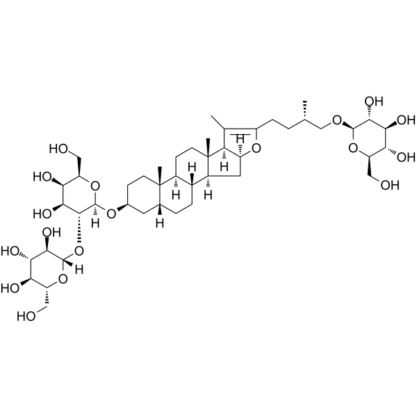 Anemarsaponin-BIII Structure